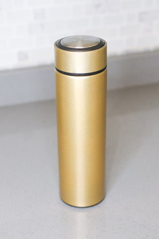 Stainless Steel Vacuum Flask- Gold