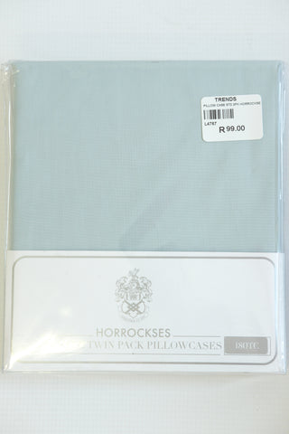 Horrockses Percale Standard Pillow Case- Duck EGG