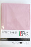 Fitted Sheet - CORAL PINK