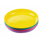 6 Kiddies Plastic Plates- Rainbow