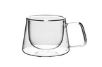 Insulated Double Wall Coffee Tea Cup with Handle