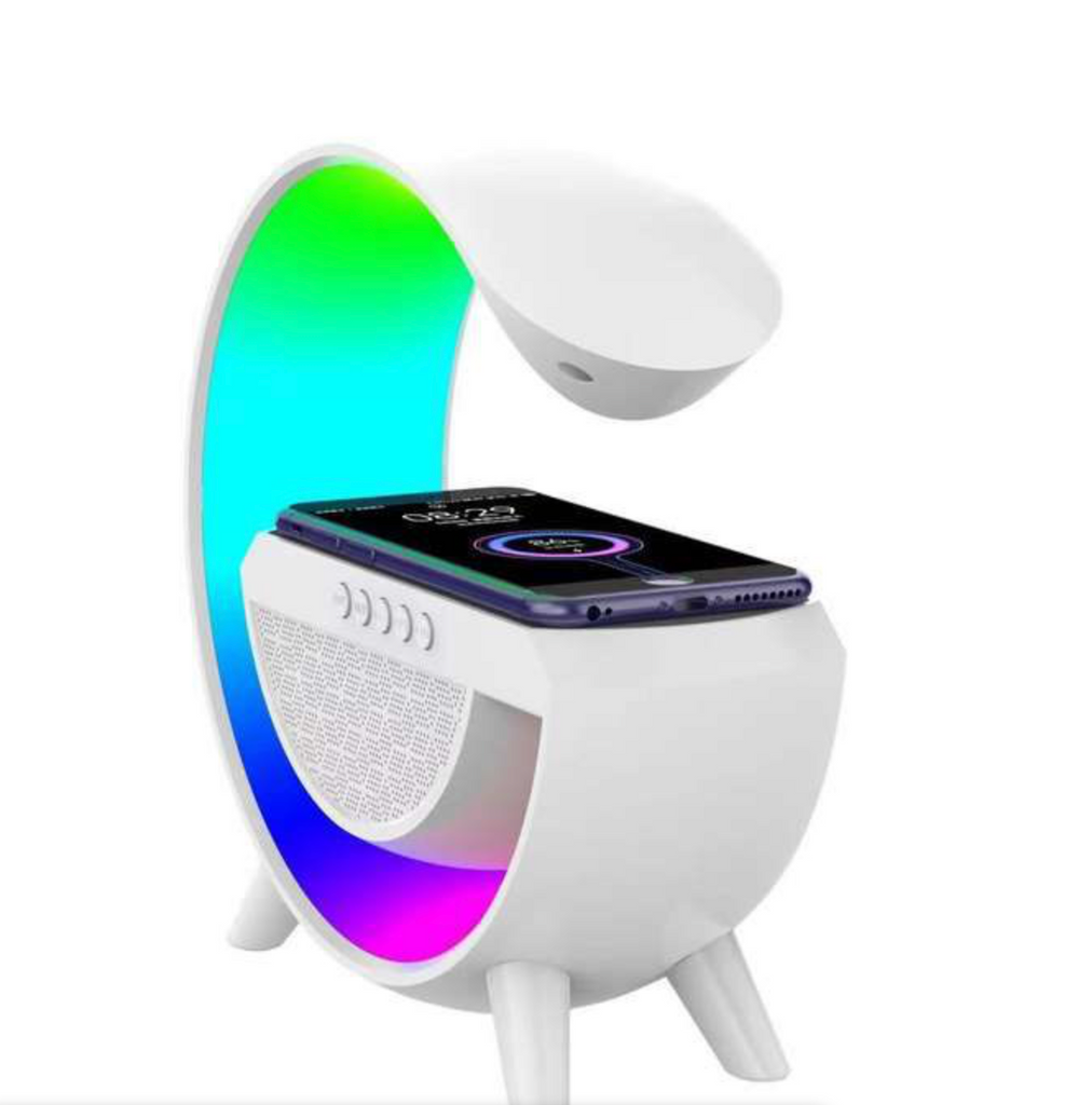 WePro™G Shaped Wireless Charger Bluetooth Speaker Colorful