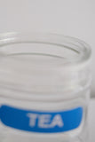 Continental Home Tea, Coffee, Sugar Glass Jars With Lid