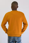 Mens Engergy Printed Sweater- Mustard