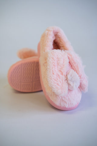 Girls Bunny Slippers- Pink
