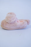 Girls Bunny Slippers- Dusty Pink