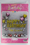 Happy Birthday Foil Balloon Set