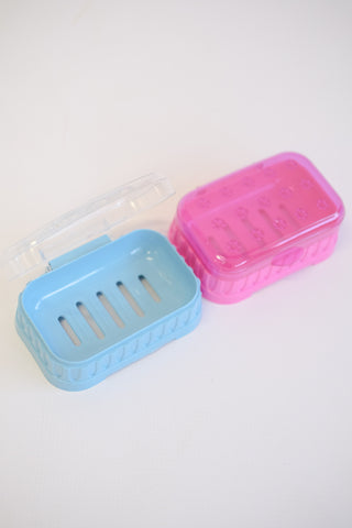 2 Pack Plastic Soap Dish