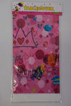 Pink Happy Birthday Plastic Table Cover