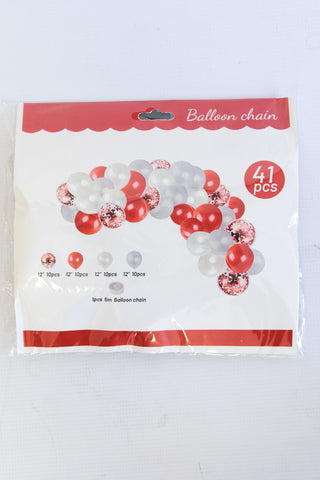Balloon arch set - Red