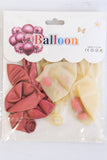 10 Piece Balloon Set- Pink