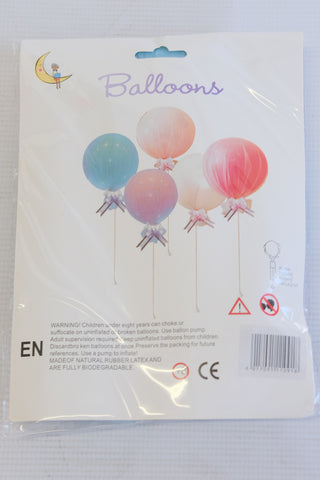 Net Cover Balloons -White