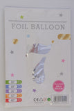 Silver Number 7 Foil Balloon