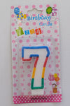 Birthday Number Candles- 7