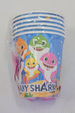 Birthday Party Cups- Baby Shark