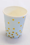 Birthday Party Cups- Blue & Gold