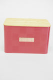 Totally Home Bread Bin Canister Set- Red