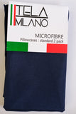 Tela Milano 2 Pack Pillow Case Navy