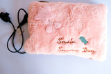 Electric Hot Water Bottle- Baby Pink