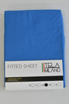Tela Milano Fitted Sheet Blue- Double