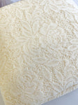 Ready To Hang Voil- Cream Lace