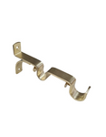 Papini Alpha Metal Bracket – Double – Brass 25/16mm