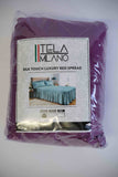 Tela Milano Silk Touch Luxury Bed Spread-Queen