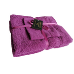 3 Piece Towel Set- Purple