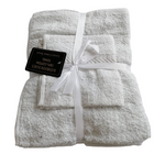 3 Piece Towel Set- White