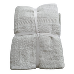 3 Piece Towel Set- White